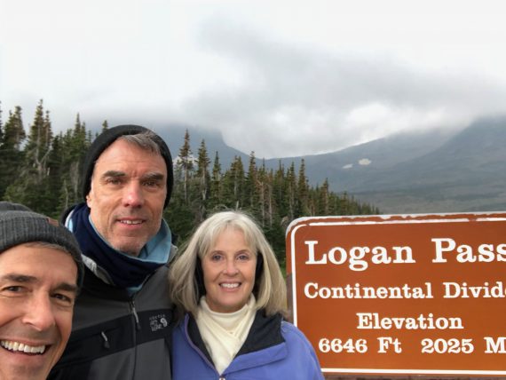 Logan Pass sign