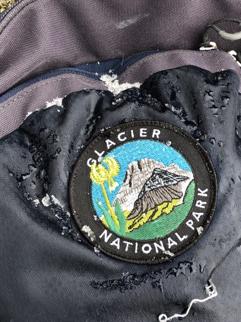 jeff noel's backback in Glacier