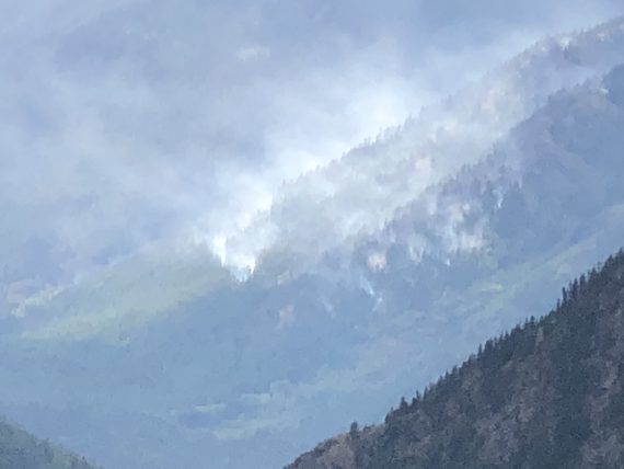 Howe Ridge fire Glacier 2018