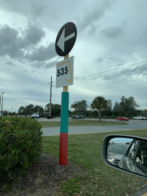 Disney road signs