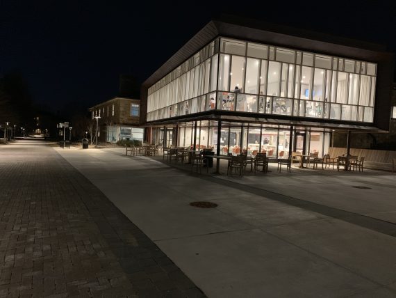 College dining hall