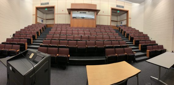College lecture hall