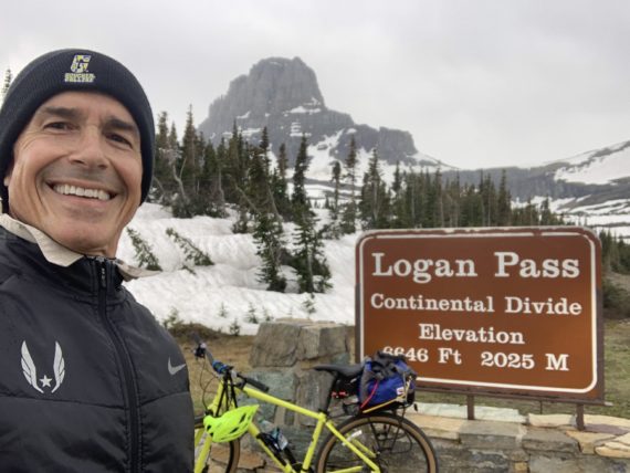 Logan pass in Glacier National Park