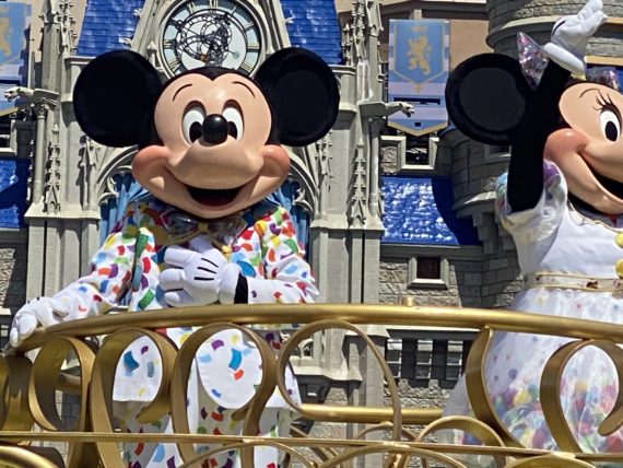 Mickey and Minnie Mouse