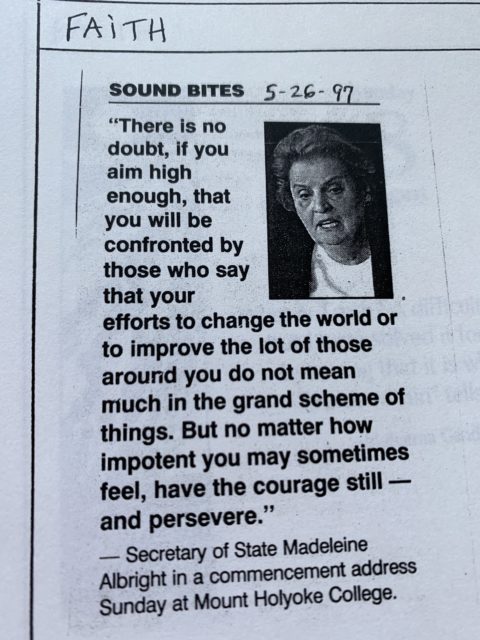 female politician quote