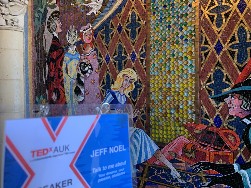 Cinderella mosaic at Cinderella Castle