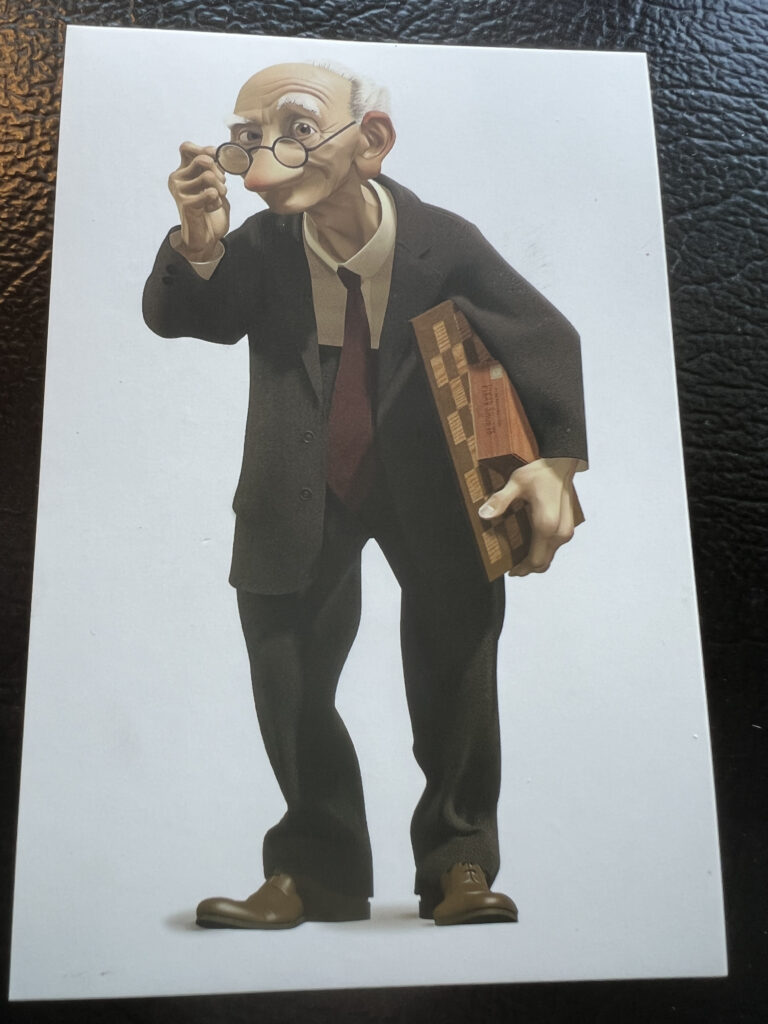 Pixar character from Geri's Game