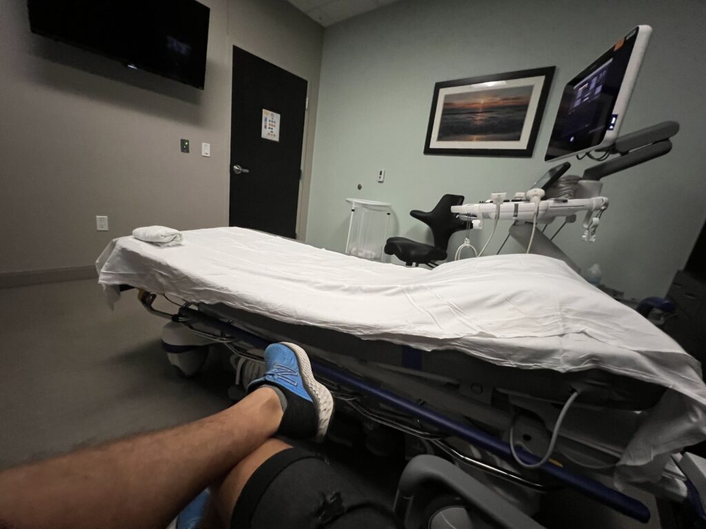 Ultrasound room and equipment