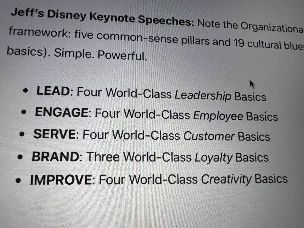 Disney Keynote speeches screenshot