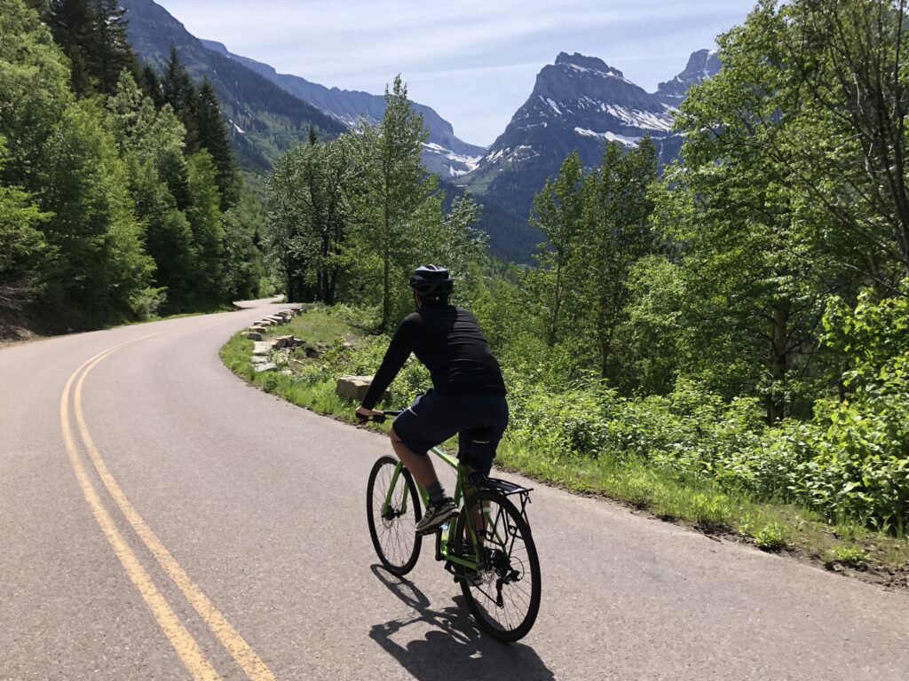 mountain bicycling