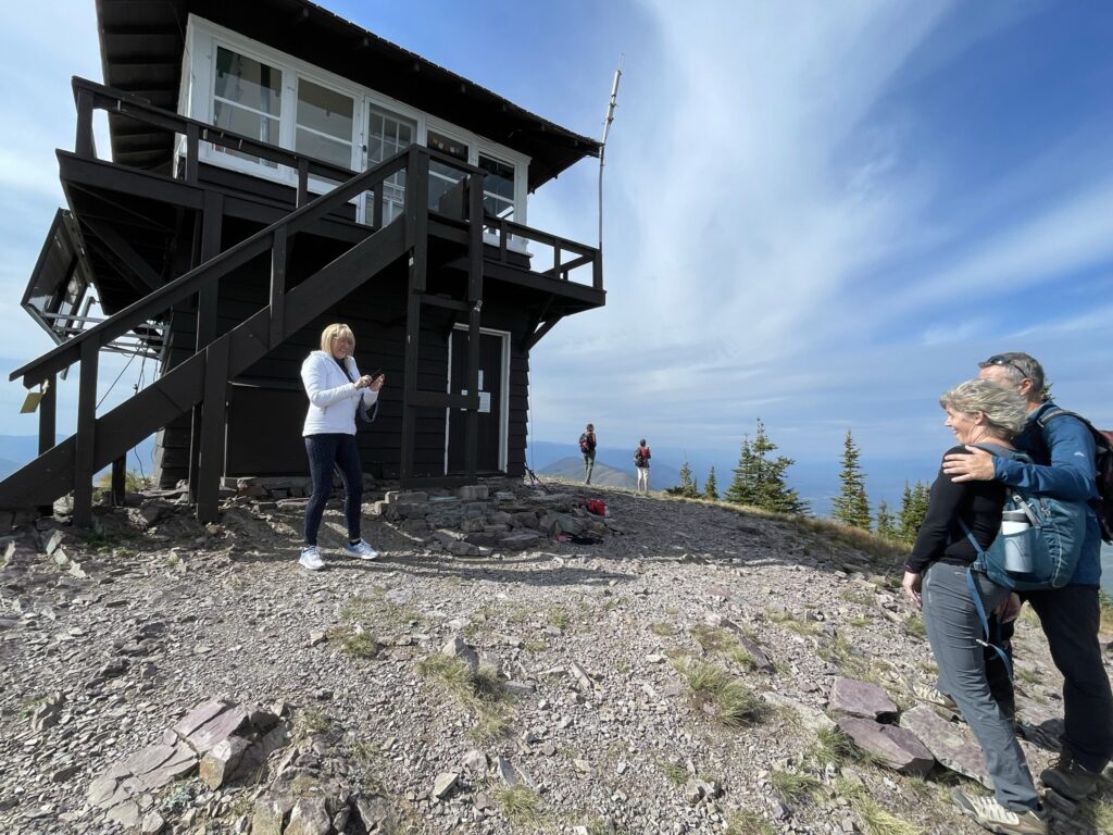 mountain fire tower