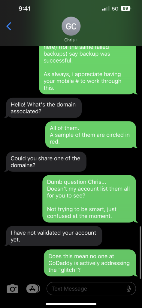 Text thread
