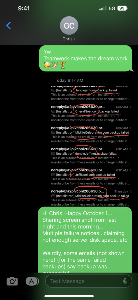 Text thread