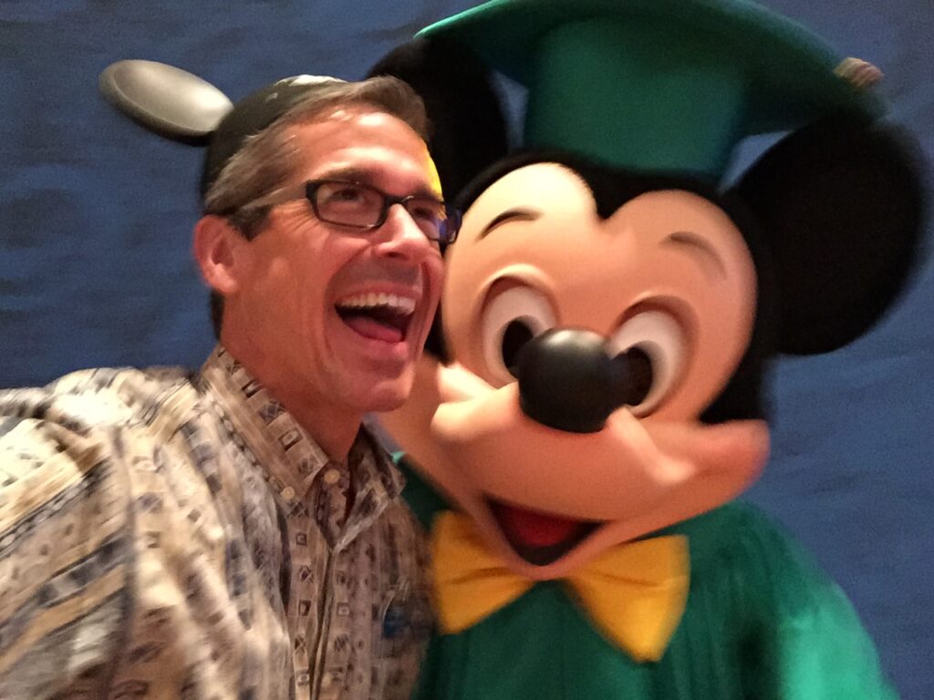 Disney Speaker Jeff Noel and Mickey Mouse